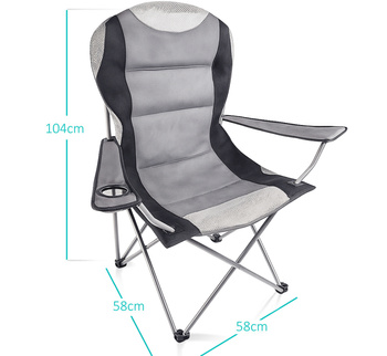 Rybářské křeslo, turistické, kempingové, plážové křeslo - skládací DELTA